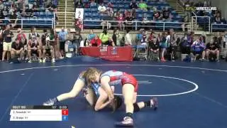 Junior WM 117 Round of 32 - Zoe Nowicki (MI) vs. Zoe Gress (NY)