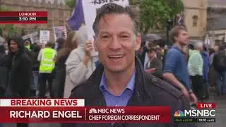 NBC's Richard Engel Says 'Delusional' for Trump to Claim Thousands Cheering Him in Britain