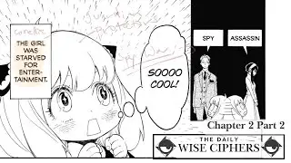 The Daily WISE Ciphers Analyze: Spy x Family Manga Ch. 2 | Part 2