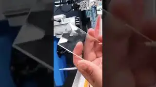 How is glass beveled