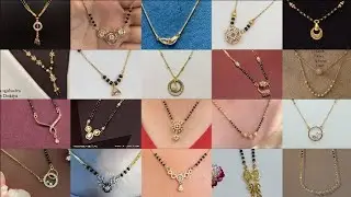 Latest gold short mangalsutra design/short mangalsutra design for daily wear/light weight Mangalsutr