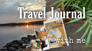 Travel Journal with me I Journaling about the Trip I Bujo Jo
