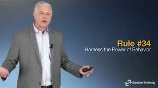 Rule #34: Harness the Power of Behavior - Sandler Rules for Sales Leaders