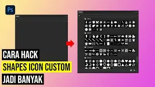 Cara Menambahkan Custom Shape di Photoshop || TUTORIAL PHOTOSHOP