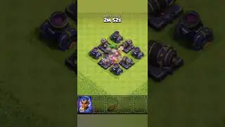 Painter King 👑 vs Cannon and Moatar 😈😈#coc #crash #clashofclansevent