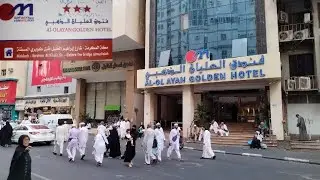 فندق العليان الذهبي شارع إبراهيم الخليل اسعار غرف شهر رمضان وتوضيح المسافة بين الفندق والحرم🕋