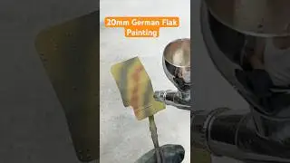 German WW2 Anti-Aircraft Gun Diorama - Tamiya 1/35 20 mm Flakvierling painting process part 2