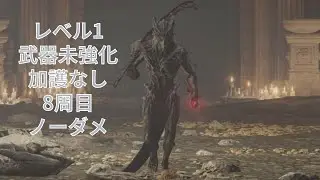 エルデンリング 古竜人 レベル1未強化加護なしカンスト攻略 ノーダメージ