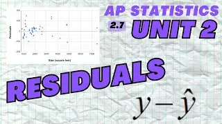 Residuals - AP Statistics Unit 2 Summary Topic 2.7