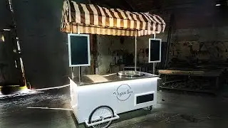Обзор универсальной торговой тележки для фаст фуда РТТ-3 от Mobifood.
