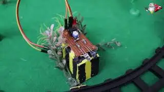 Arduino || IR sensor || servo Motor Train Tollgate#shorts #viral #trending #backdropinnovate