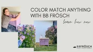 Using BB Fr&ouml;sch Paint Transformer and paint to Color Match Furniture to ANYTHING.