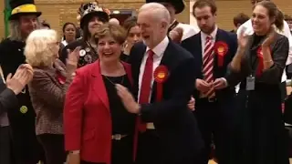 Raw: UK Labour Leader's Failed High-5