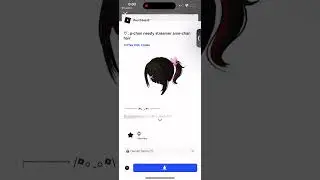 Sniping ♡ : p-chan needy streamer ame-chan hair #37 #roblox