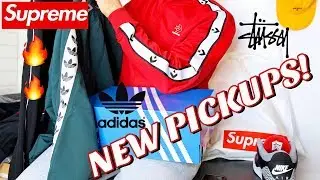 HUGE SNEAKER & CLOTHING HAUL! ADIDAS - SUPREME - JORDAN - STUSSY - TOPMAN - ALL FIRE PICKUPS!