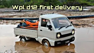 1:10 SCALE WPL D12 & RC JET SKI UNBOXING FIRST RUN NANO PROTECH WATERPROOF