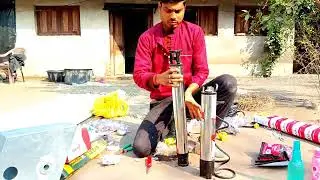 Rafael 1 HP 16 Stage Submersible Pump Installation | Full Fitting & Water Pressure Test #longyoutube
