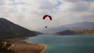 My first time ever🪂 paragliding, Uzbekistan 🇺🇿 Впервые полетала на параплане (Чарвак,Узбекистан)