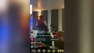 Section 8 Chichi Going Crazy On The Beats On Instagram Live IG LIVE TV