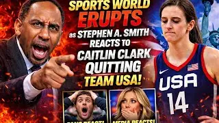 Sports World Erupts as Stephen A. Smith Reacts to Caitlin Clark Quitting Team USA!