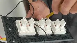 4 switch 1 socket  switch board connection || modular switch board fitting