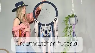Piper - macrame Dreamcatcher tutorial - large dreamcatcher pattern