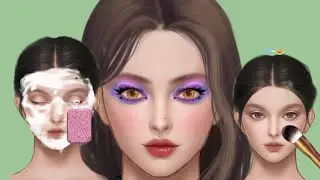 homeless woman transformation makeover | beauty makeup stop motion