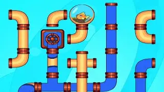 save the fish game pull the pin fish rescue game / save the fish fun 756 - 762