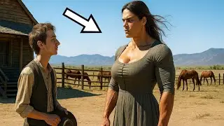 Le rancher solitaire attendait sa fiancée par correspondance — quand une femme énorme descendit