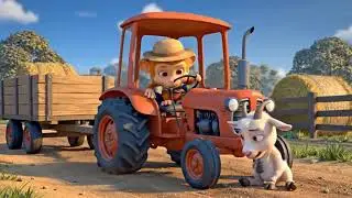 Monkey Farmer Fixes Tractor and Move a Horse & Care | Farm Life 