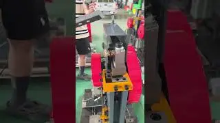 Small multifunctional combined punching and shearing machine. #ironworker #machine