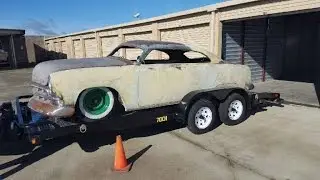 1951 Ford Custom Chopped Led Sled Shoebox w/ Complete Motor package