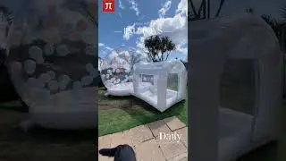 Step inside the dream &mdash; the Bubble House is here#bubblehouse