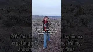 POV You find the secret to happiness #hunting #fishing #campfire