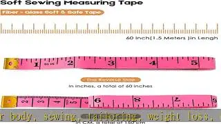 2 Pack Tape Measure Measuring Tape for Body Fabric Sewing Tailor Cloth Knitting Vinyl Home Craft Me