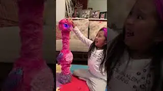 Hatchimals WOW Llalacorn daughter&rsquo;s reaction priceless #shorts