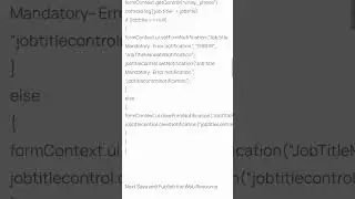 How To Show Error Notification On Fields In Dynamics 365.
