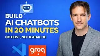 Build your first chatbot prompt for FREE in Visual Studio code with Groq (Python Tutorial)