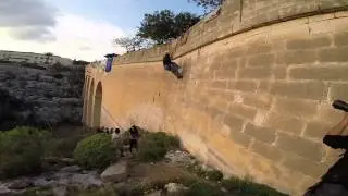 manuel vally abseiling mosta bridge