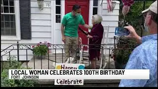 Fort Johnson resident&rsquo;s 100th birthday celebrated with parade