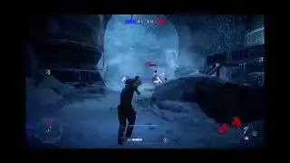 Star Wars battlefront 2 hoth Luke gameplay with Jawa jackqsses 