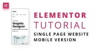 Elementor Tutorial: Make a website mobile friendly