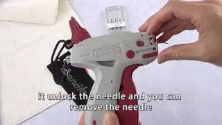 Taggin tool Bano'k 503 usage instruction - changing spare needle