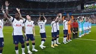eFootball PES 2021 Gameplay [MOD] - Tottenham Hotspur vs Manchester City @ Wembley Stadium