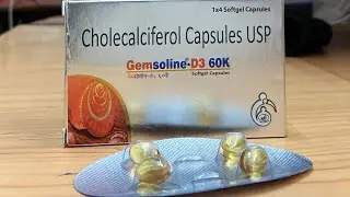 Gemsoline d3 60k Capsules , Uses, Benefits, Side Effect | Detail Video