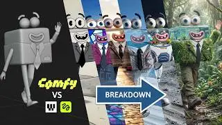 AI Render Battle: ComfyUI (WAN 2.1) vs Kling, Seedance, Weavy & Higgsfield | Breakdown