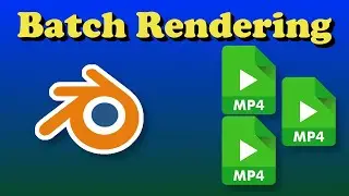 Batch Video Rendering in Blender