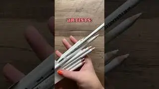Non Artists VS Artists 👀🤔 #coloredpencils #arttube #prismacolor