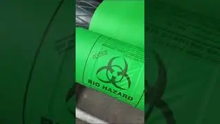 GREEN BIOMEDICAL WASTE BAG