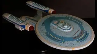 Completing the USS Enterprise-C 1:1400 scale AMT Kit